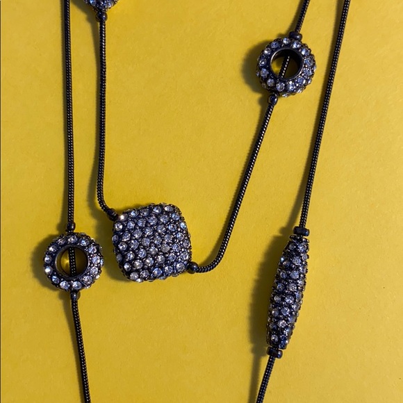 NWT Chico’s double strand crystal necklace - Picture 2 of 4